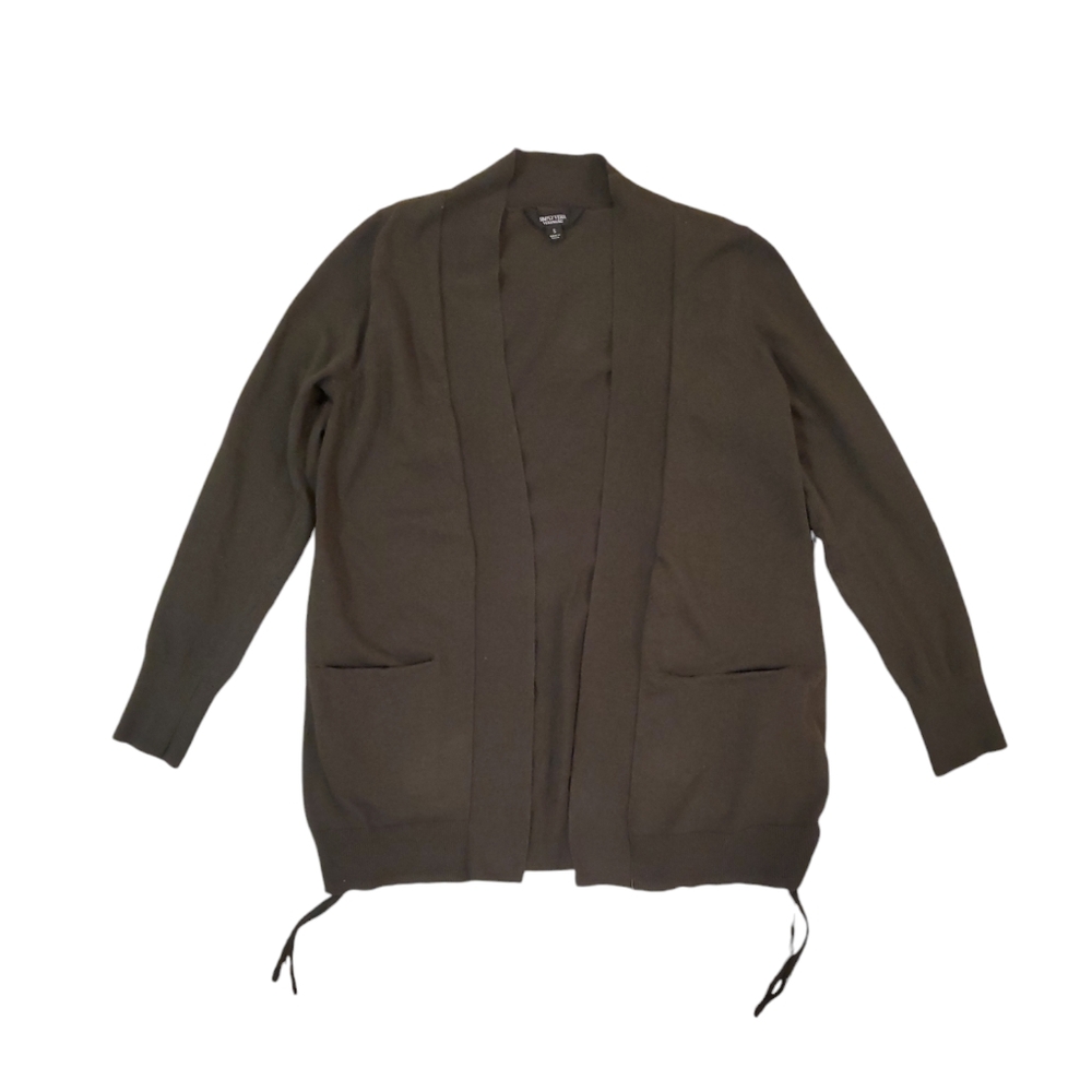 Simply Vera Women's Dark Green Open Front Cardigan‎ Size Small